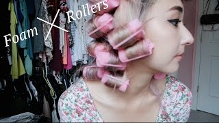 How to Master a Foam Roller Wet Set  Vintage Hairstyling Basics [upl. by Ohs]