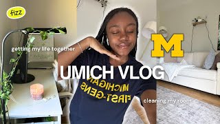 UMICH VLOG  Getting My Life Together [upl. by Runkel]