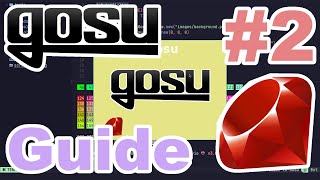 02  Background and Colors  Beginners Guide to Gosu in Ruby [upl. by Guinna]