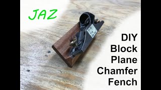 DIY Block Plane Chamfer Fence [upl. by Drofkcor]