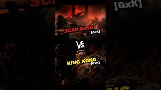 Scar King vs King Kong After GxK edit battle kong godzillaxkongthenewempire monsterverse [upl. by Darryl]