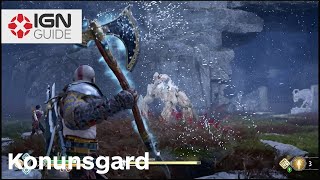 God of War  KonunsgardHail to the King Walkthrough  Part 1 [upl. by Devona176]