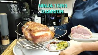 You must try this Gammon Joint with Crispy crackling cooked in the ninja15in1 crackling [upl. by Andrien]