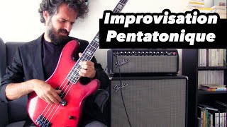 Comment Improviser Facilement avec les Pentatoniques 🎸 Cours de Basse [upl. by Philippine382]