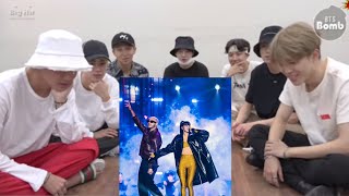 BTS Reaction to LISA SG performance FtDJ Snake Le gala des piecès jaunes Fanmade 💜 [upl. by Delainey513]