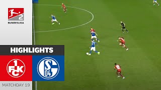 FCK Ends Losing Streak Against Schalke  Kaiserslautern  Schalke  Highlights  MD19 Bundesliga 2 [upl. by Nnaylrebmik]