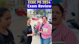 ECGC PO 2024 Exam Review ecgcpo2024 examanalysis shortvideo [upl. by Eggleston]