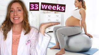 33 Week Pregnant in Months  Braxton Hicks Contractions or Labor What to Expect [upl. by Ailehpo]