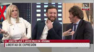 Javier Milei y Agustín Laje en Viviana [upl. by Ennairak]