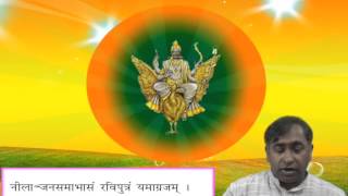 Shani Dev powerful Mantra  nilanjan samabhasam raviputram [upl. by Cibis]