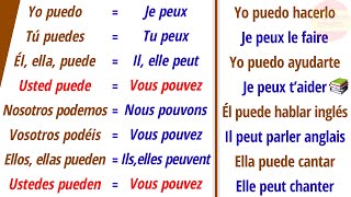 Conjugaison du verbe Pouvoir  PODER en espagnol  Phrases  Leçons dEspagnol [upl. by Gery742]