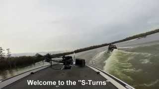 Ouachita River Forsyth Park to DArbonne Bayou Spillway Running in Bass Boat [upl. by Nichola]