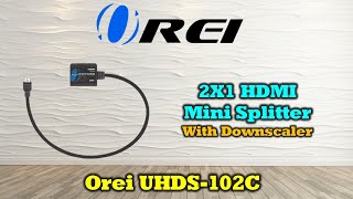 HDMI Splitter  4K  1 in 2 Out UHDS102C [upl. by Charbonneau366]