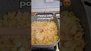 Pasta with potatoes from Naples pasta italianfood shorts [upl. by Sy]