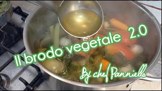 Il brodo vegetale 20 ricetta professionale [upl. by Sucramej]