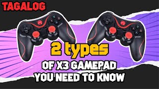 2 TYPES OF X3 GAMEPAD  WIRELESS CONTROLLER YOU NEED TO KNOW  BUTTON COMBINATION  MAPPING [upl. by Savanna]