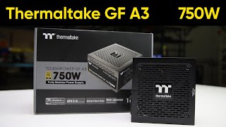 Thermaltake Toughpower GF A3 750W Power Supply  LABS Test Report [upl. by Arreik882]