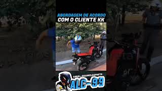 ELE AINDA FICOU INDIGNADO PORQUE O POLICIAL ABORDOU KKKK motovlogs ckmotovlogs [upl. by Allemat]