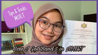 Tips amp Tricks MUET  How I Got Band 5 [upl. by Anipsed]