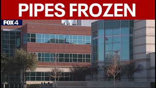 Dallas weather Frozen pipes at Dallas County Medical Examiners Office delay autopsies [upl. by Sadoff]