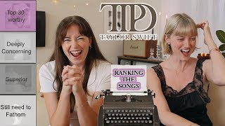 Ranking Every Song on THE TORTURED POETS DEPARTMENT 🤍 [upl. by Devinne]