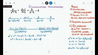 Aprendemos a resolver ecuaciones racionales Factorizar binomios y polinomios [upl. by Mendez]