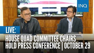 LIVE House quad committee chairs hold press conference  October 29 [upl. by Willie684]