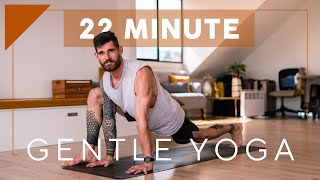 22 Minute Full Body Gentle Yoga Practice for Beginners and Athletes [upl. by Liagabba]