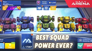 NEW Highest Hangar Power  Mech Arena [upl. by Tamsky]