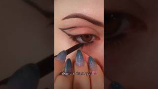 Easy Graphic Eyeliner 🤩  graphiceyeliner shorts eyelinertutorial aarushimalikvlog1751 [upl. by Isidore]