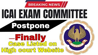 ICAI CA intermediate may 2024 postponed news। ICAI CA Final Exam may 2024 postponed News today [upl. by Baiss]