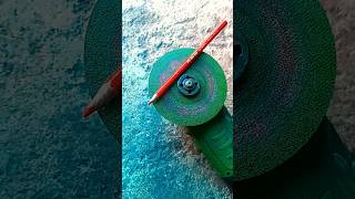 Sharpening A Pencile With Angle Grinder shorts youtubeshorts [upl. by Ariajaj256]