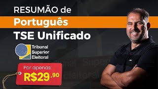 Resumão Português TSE CEBRASPE  Por apenas R2990 [upl. by Dusty241]