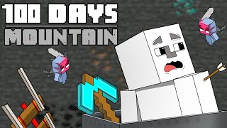 100 Days  MINECRAFT MOUNTAINS [upl. by Evangeline]