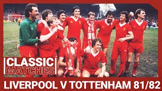 Classic Match Liverpool 31 Spurs  Souness lifts the title number 13 at Anfield [upl. by Yrebmik818]