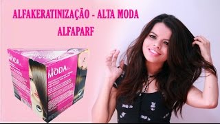 Plástica Capilar em casa  Alfakeratinizaçao ALFAPARF alta moda [upl. by Nollek]