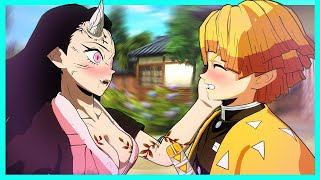 Nezuko and Zenitsu FALL IN LOVE Demon Slayer VR [upl. by Cornish]