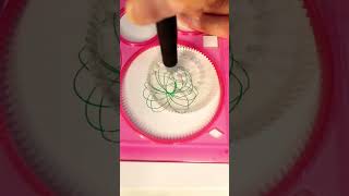 Spirometer satisfying spirograph oddlysatisfying spirography art spiroart drawing spirodiy [upl. by Ahsemit]