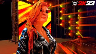 WWE2K23 Becky Lynch 19 Character Model  Graphics Pack  WWE2K23 Mods [upl. by Eigger]