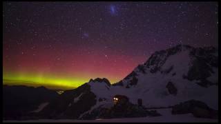 Aurora from Aoraki Mount Cook [upl. by Peadar]