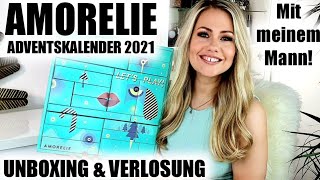 AMORELIE ADVENTSKALENDER 2021  Unboxing amp Verlosung [upl. by Neiv]