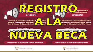 Inicia el registro a la Beca Universal Rita Cetina Gutiérrez complemento de la Beca Benito Juárez [upl. by Jonme114]