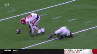 Louisiana Player CHEAP SHOT vs Marshall Leads to Ejection  2021 College Football [upl. by Maharg]