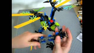 Lego Hero Factory Dragon Bolt Review Brain Attack Wave 2 [upl. by Drais]