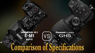 Olympus OMD EM1 Mark III vs Panasonic Lumix GH5 A Comparison of Specifications [upl. by Talya84]