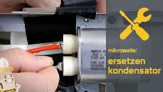 Ersetzen des Kondensators Ihrer Mikrowelle  Das Ersatzteilecenterde Verfahren [upl. by Ramberg]