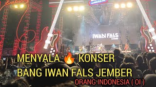 MENYALA🔥KONSER BANG IWAN FALS 30 NOVEMBER 2024 SECABA JEMBER PENONTON FULL [upl. by Lyrrehs]