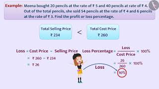 Profit and Loss  Part 23  English  Class 8 [upl. by Alletse]