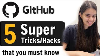 5 Github Hacks that you should know  for Coders [upl. by Ozkum959]