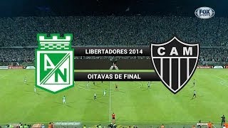 Gol  Atlético Nacional COL 1 x 0 AtléticoMG  Libertadores 2014  23042014 [upl. by Airlee925]